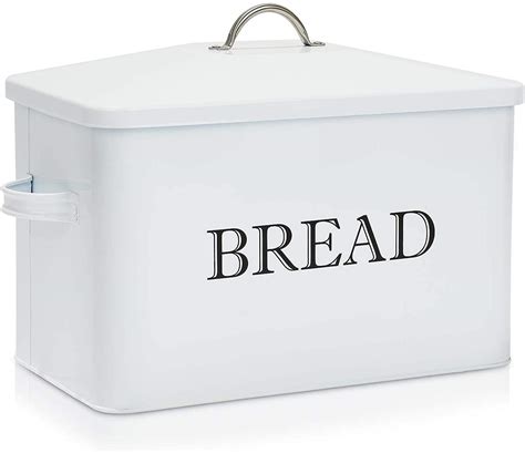 large metal bread box full size loaves|airtight container for bread.